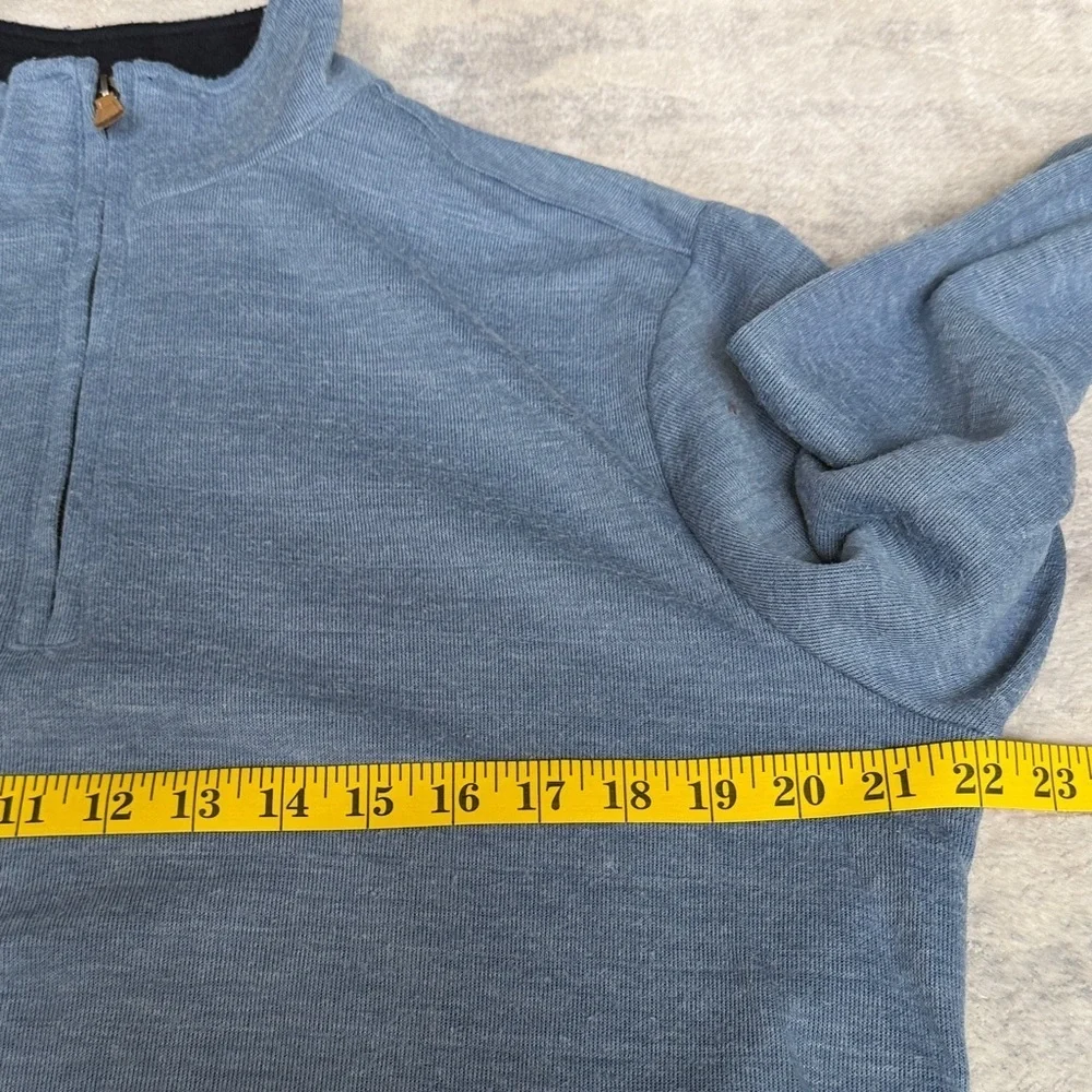 (282)Banana Republic Blue Zip Up Sweater